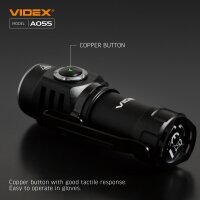 Wiederaufladbare LED Taschenlampe VIDEX VLF-A055 600Lm 5700K Portable Flashlight