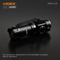 Wiederaufladbare LED Taschenlampe VIDEX VLF-A055 600Lm 5700K Portable Flashlight