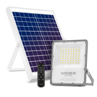 LED Solar-Flutlicht VIDEX-FLOOD-LED-SOLAR-GELIO-100W-2800Lm-5000K Solar Floodlight