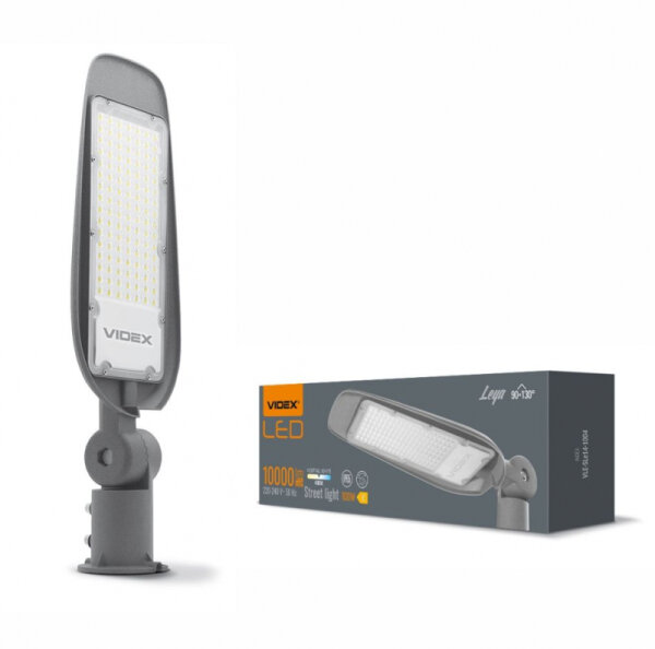 LED-Straßenleuchte VIDEX-STREET-LED-LEYA-100W-4000K Street Light