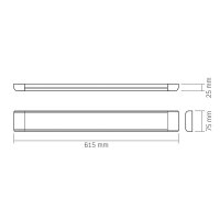 Linear LED Batten Leuchte VIDEX-BATTEN-LED-27W-4000K Batten Light