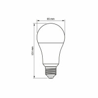 LED Glühlampe VIDEX-E27-A65-15W-3000K