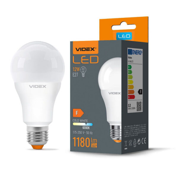 LED Glühlampe VIDEX-E27-A60-12W-6000K