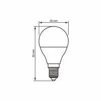 LED Glühlampe VIDEX-E14-G45-4W-3000K