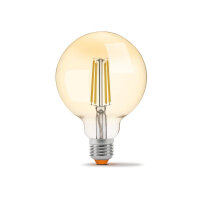 LED Glühlampe VIDEX-E27-G95-7W-2200K-FIL-DIM-AMBER