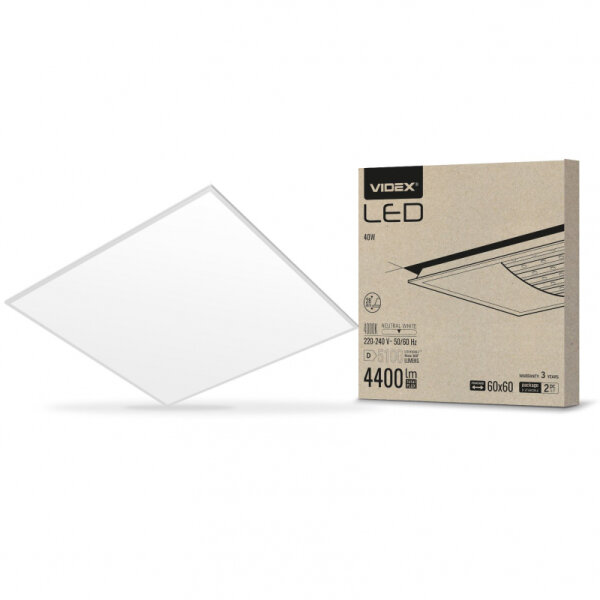 LED-Einbaupanel VIDEX-PANEL-LED-40W-PB404W-4000K