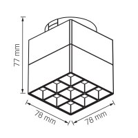 LED-Leuchte für magnetisches Slim-Schienensystem VIDEX VL-TRMS-LE29B Schwarz