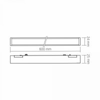 LED-Leuchte für magnetisches Slim-Schienensystem VIDEX VL-TRMS-LD460B Schwarz