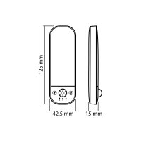 Wiederaufladbare LED-Leuchte mit Bewegungssensor VIDEX VL-NL014W-S