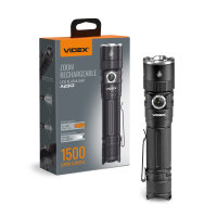 Wiederaufladbare ZOOM LED Taschenlampe VIDEX VLF-A213Z...