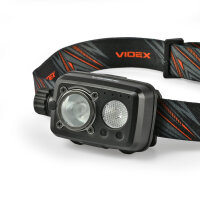 Wiederaufladbare LED-Stirnlampe VIDEX VLF-H189 600Lm 5000K Kopflampe mit Bewegungssensor und Rotlicht Headlamp