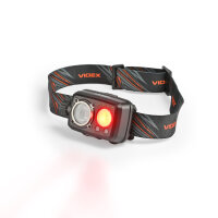 Wiederaufladbare LED-Stirnlampe VIDEX VLF-H189 600Lm 5000K Kopflampe mit Bewegungssensor und Rotlicht Headlamp