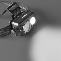 Wiederaufladbare LED-Stirnlampe VIDEX VLF-H189 600Lm 5000K Kopflampe mit Bewegungssensor und Rotlicht Headlamp