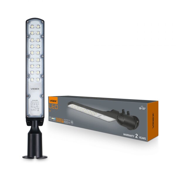 LED-Straßenleuchte VIDEX IP65 SLE18 50W 5000Lm 5000K 220V Street Light