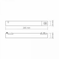 Netzteil für magnetisches Slim-Schienenlichtsystem VIDEX VL-TRMS-P100B 100W