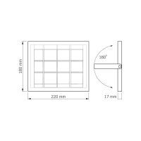 LED Solarstrahler Solar Flutlicht VIDEX LED SOLAR HORS 500 Lm 5000K