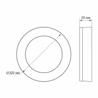 LED Wand- und Deckenleuchte VIDEX-LED-LENA-24W-5000K Feuchtraumleuchte