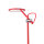 LED dimmbare Schreibtischlampe VIDEX TF15R 20W 4100K Red Dimmable Desk Lamp